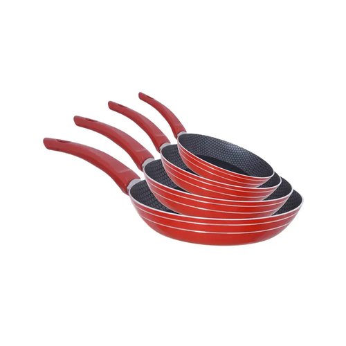 trovel Teflon Pan Set – 4 Pieces (Different Sizes)